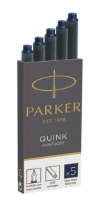 Картриджи 5 шт для перьевых ручек Parker (тёмно-синие)