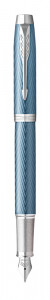Ручка перьевая Parker IM Premium Blue Grey CT