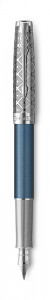 Перьевая ручка Parker Sonnet Premium Metal Blue CT